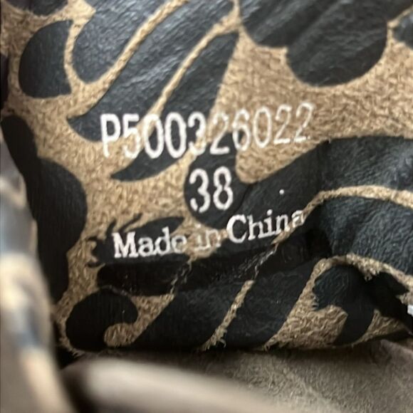 Fly London Women 38 US 7.5-8 Yama Wedge Platform Bootie Green Suede Lace Up Boot - Picture 10 of 12